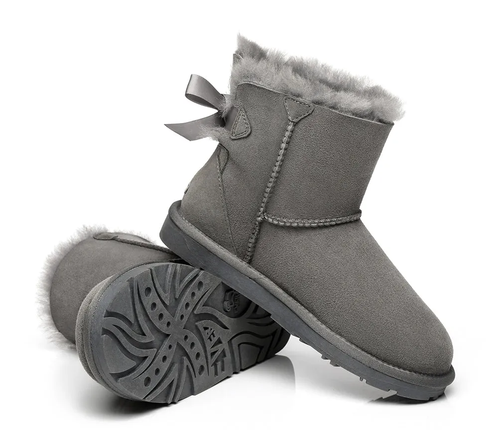 EVERAU® Women Mini Back Single Bow Boots