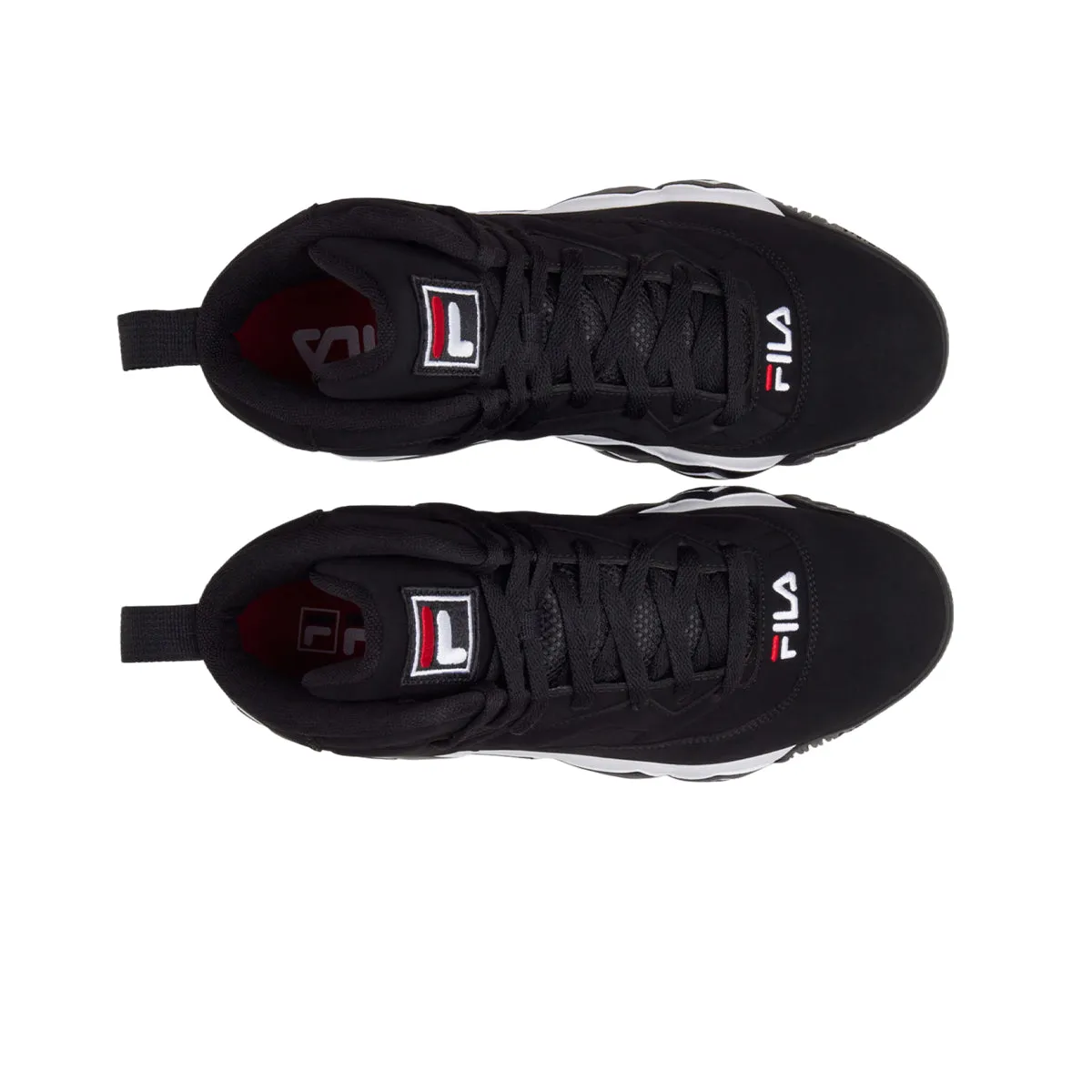 Fila Mens MB Basketball Sneakers 1VB90140-014 Black/White/Red