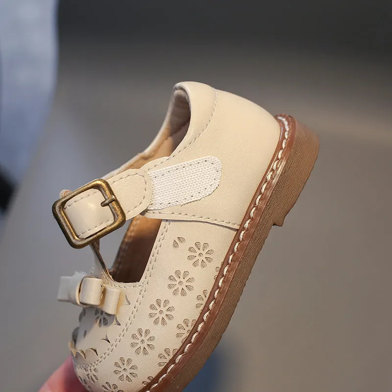 Floral Bow Lace Anti Slippery Soft Soled Shoes