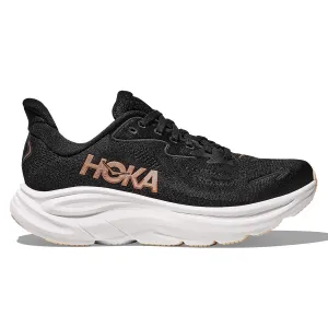 Hoka Clifton 10 Womens | Black / Rose Gold