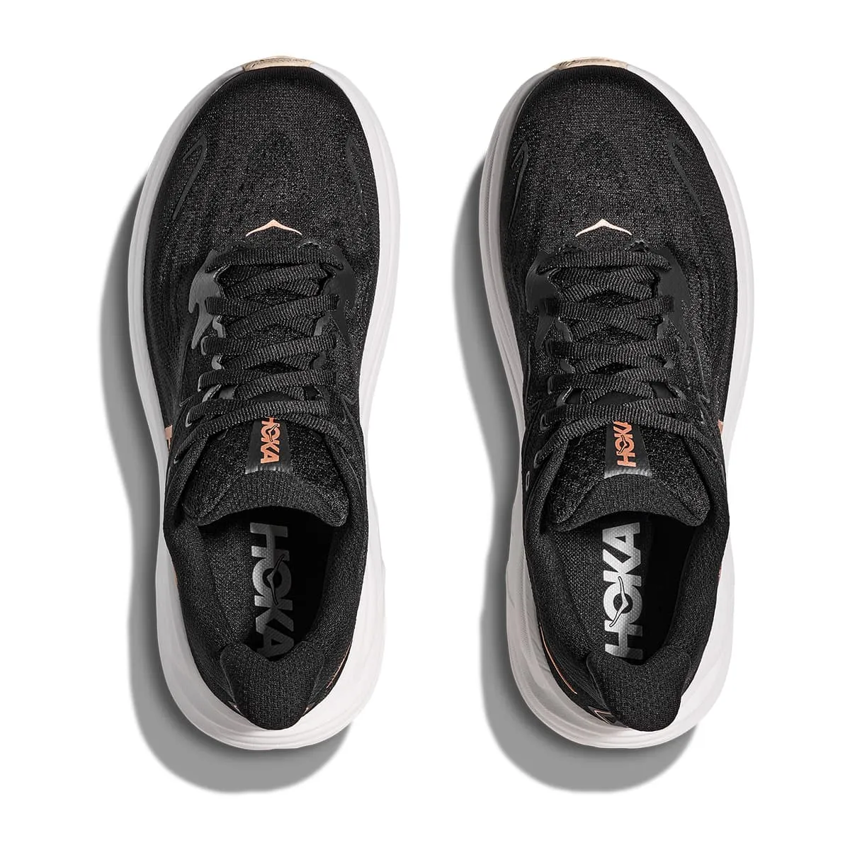 Hoka Clifton 10 Womens | Black / Rose Gold