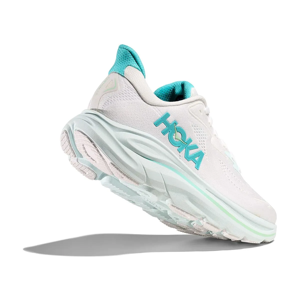 Hoka Clifton 10 Womens | White / Cielo Blue