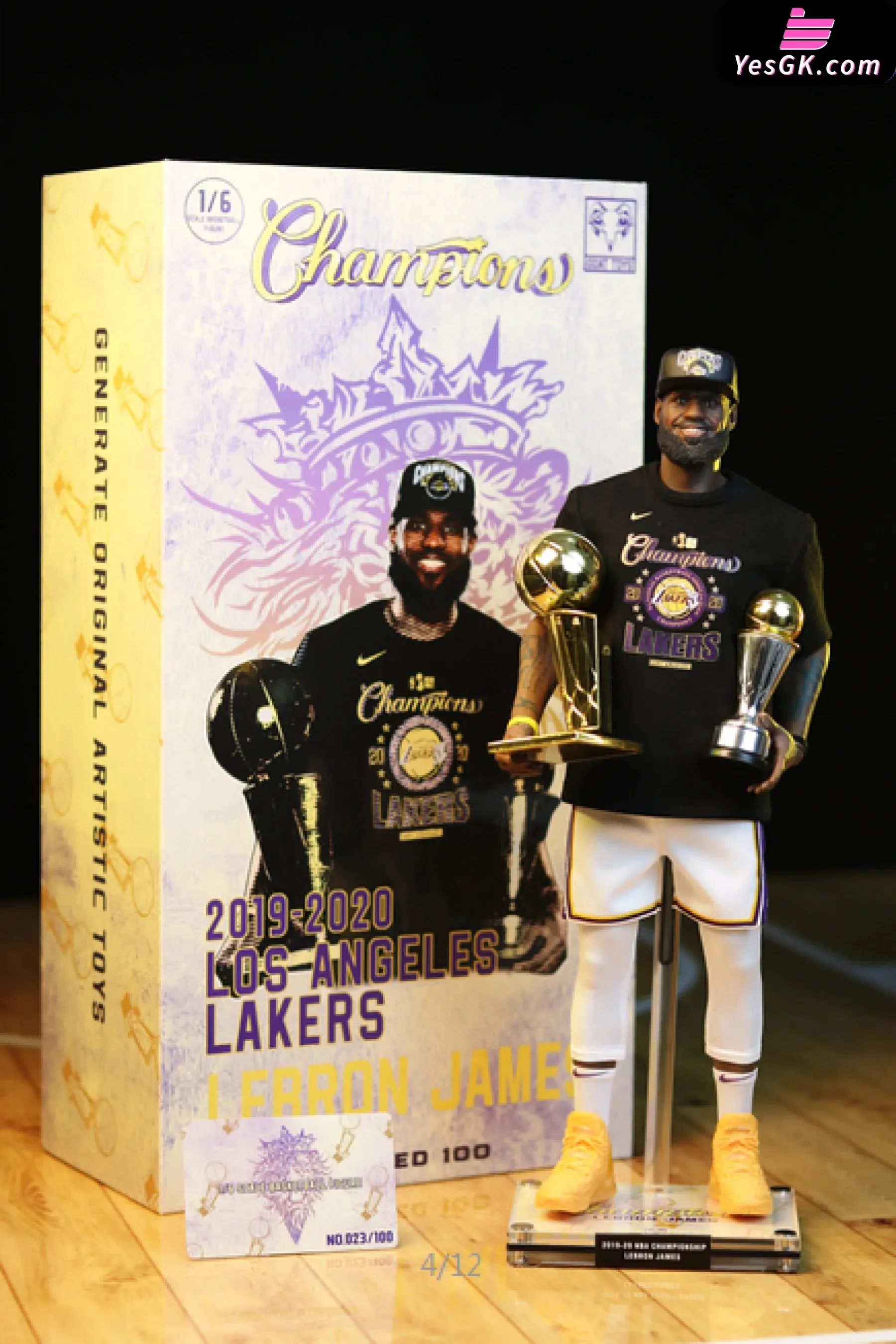 James Lakers championship suit Figure Statue - Goat Toys Studio [In-Stock]