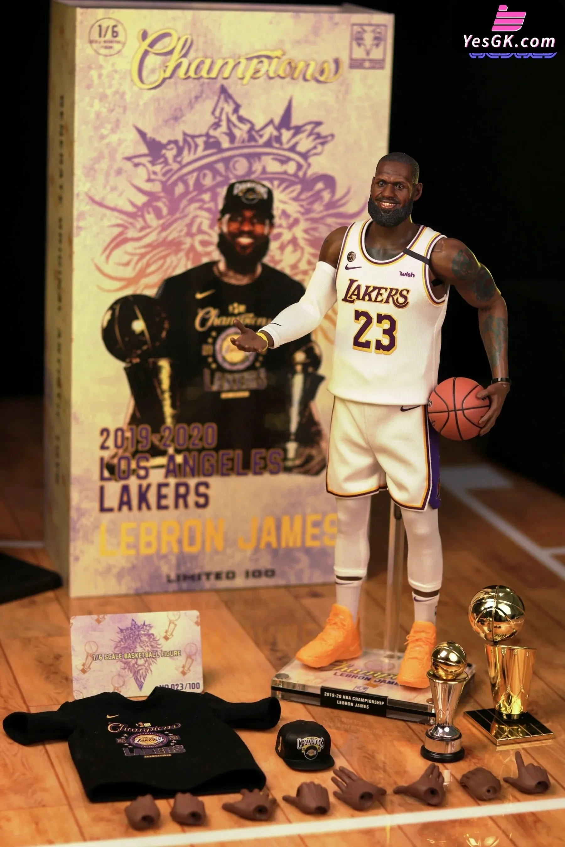 James Lakers championship suit Figure Statue - Goat Toys Studio [In-Stock]