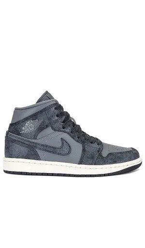 Jordan Air Jordan 1 Mid Sneaker in Grey