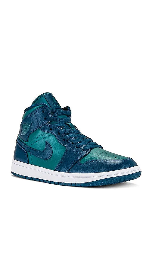 Jordan Air Jordan 1 Mid Sneaker in Teal