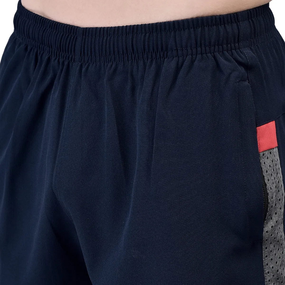 KI Elite Navy With Side Stripes Training Shorts - Performance Gear for Professional Athletes