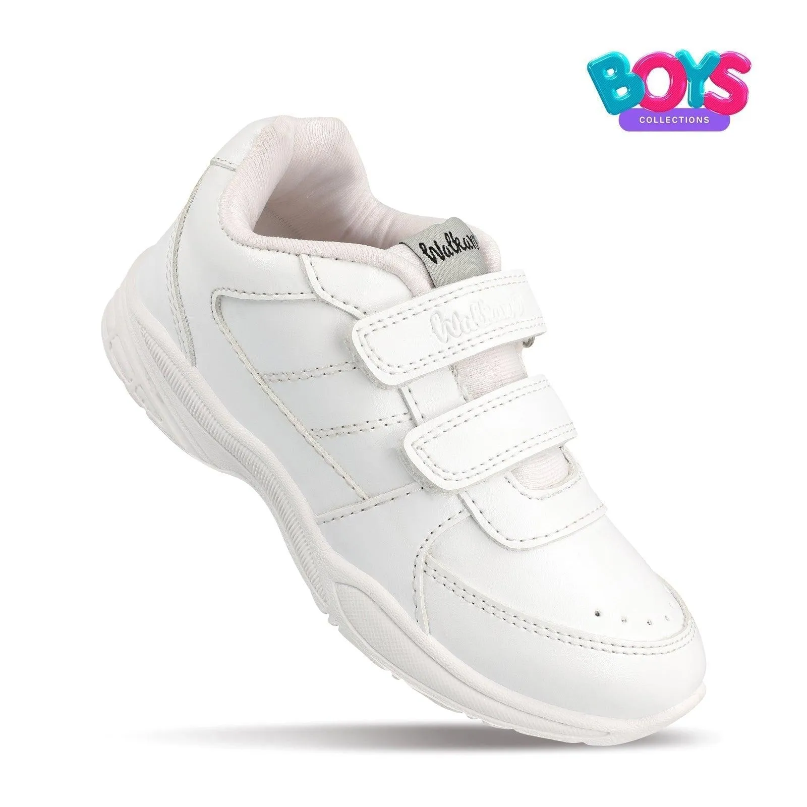 Kids School Shoes - 570 White