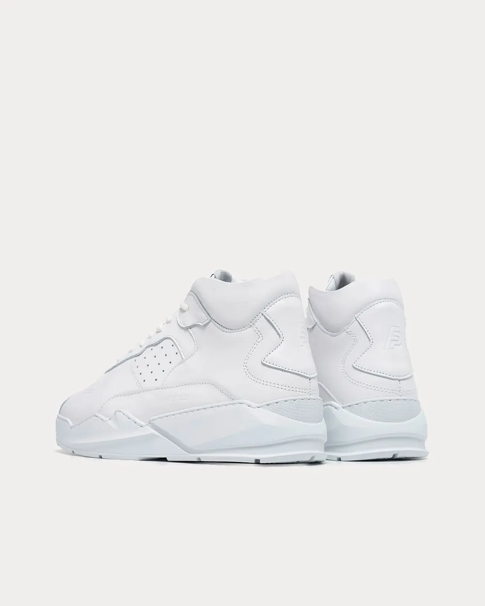 Lay Up Icey Flow 2.0 All White High Top Sneakers