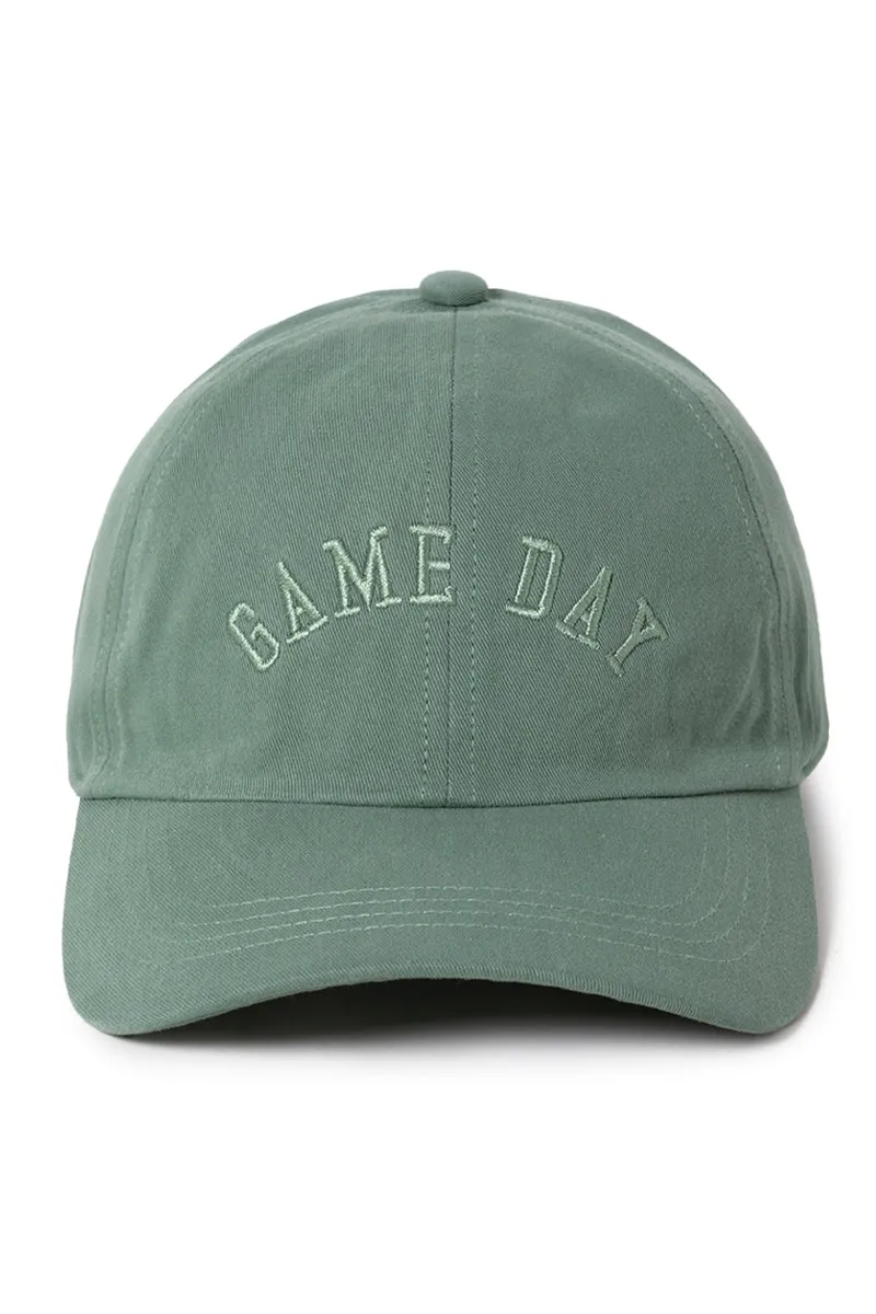 LCAP2984 - GAME DAY Washed Cotton baseball cap