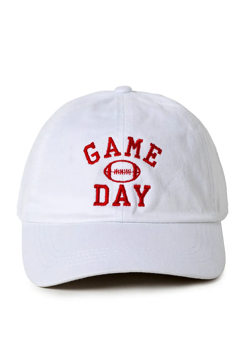LCAP2997 - GAME DAY Washed 6 Panel Baseball Cap