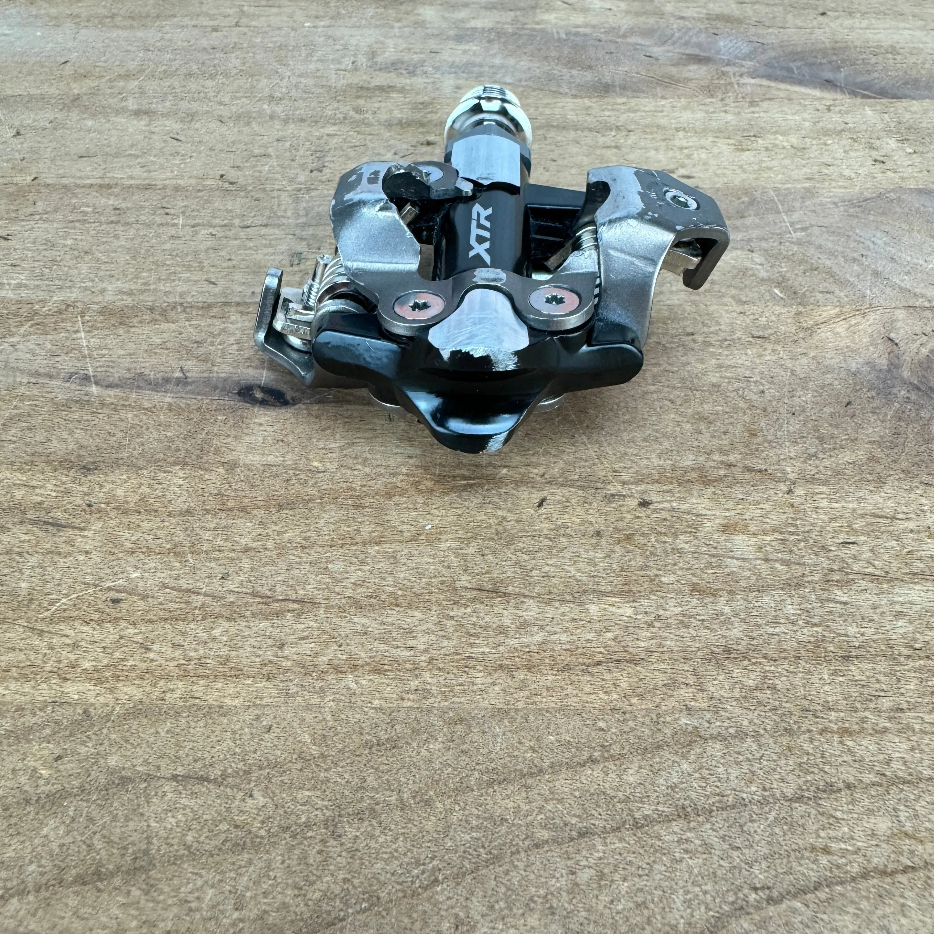 Light Use! Shimano XTR PD-M9100 Steel Bearings Dual-Sided SPD Pedals 319g