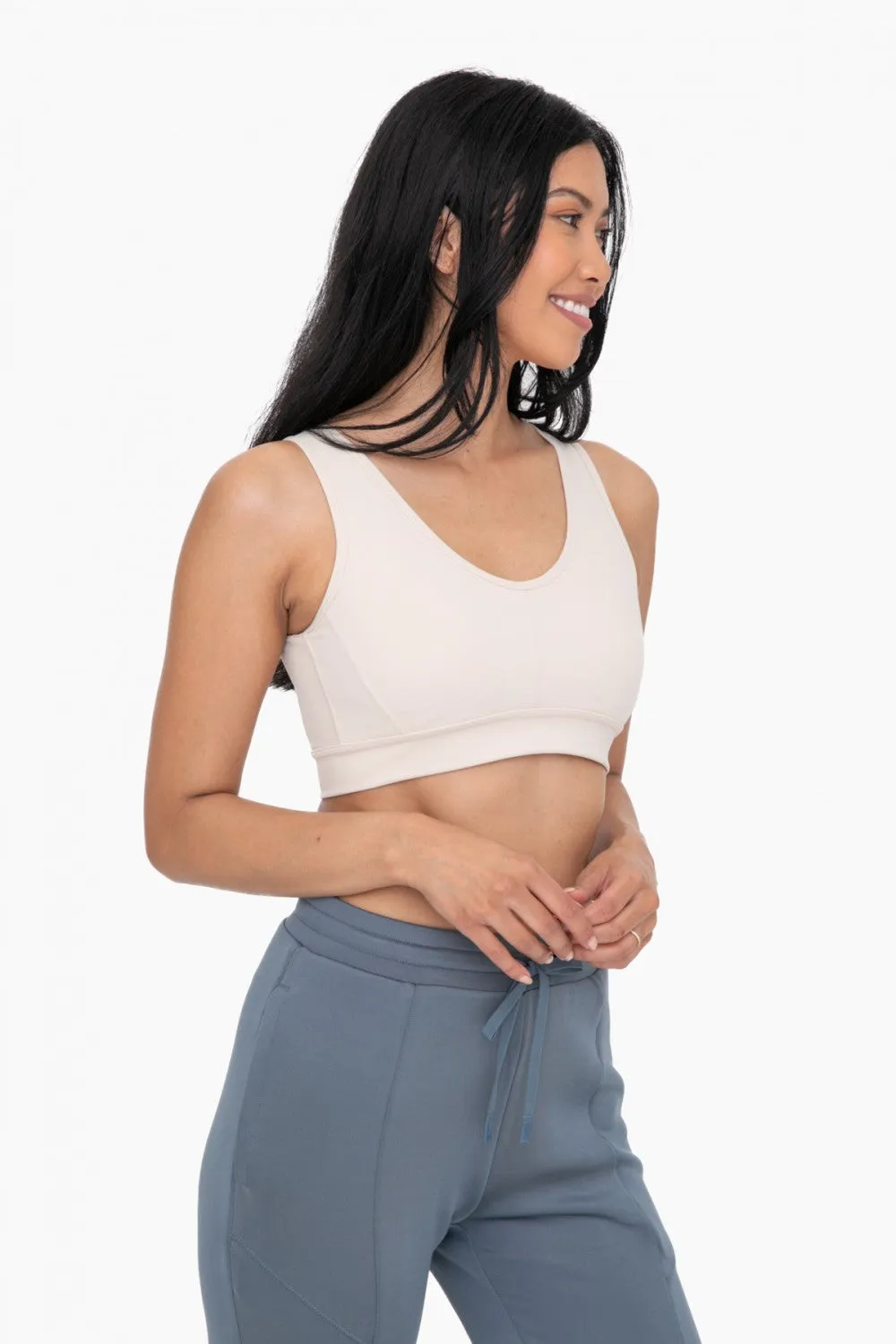 MONO B BRONZE Newport Cutout Performance Sports Bra