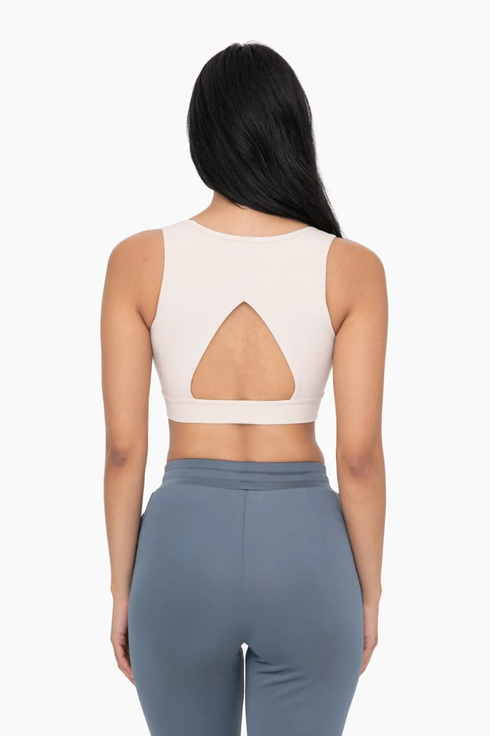 MONO B BRONZE Newport Cutout Performance Sports Bra