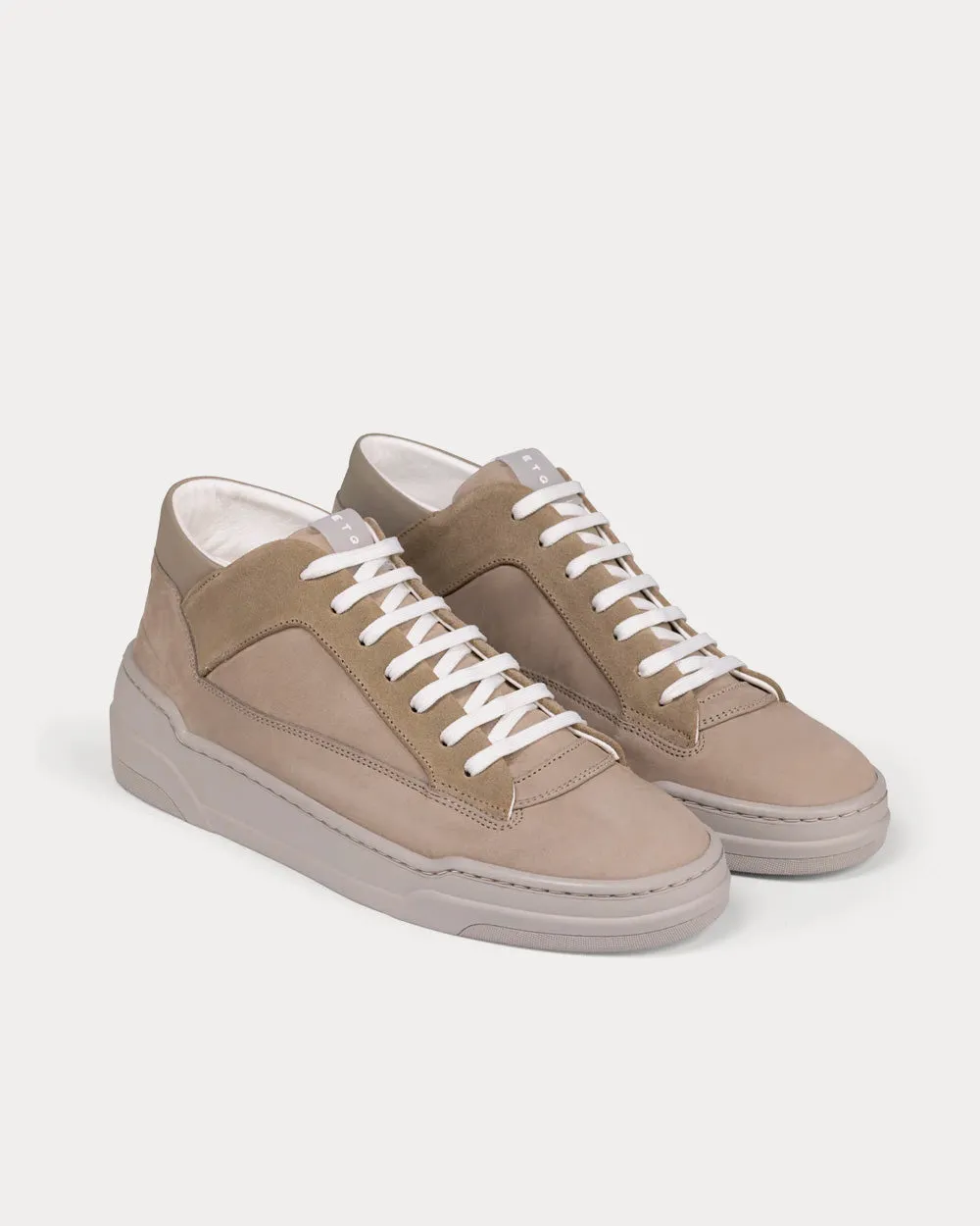 MT 02 Minimal Sand Mid Top Sneakers