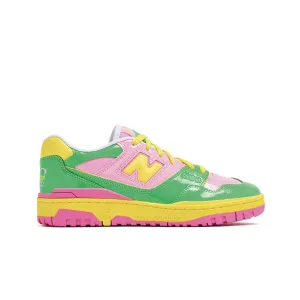 New Balance Mens 550 Casual Sneakers BB550YKA Pink/Palm Leaf/Lemon Zest