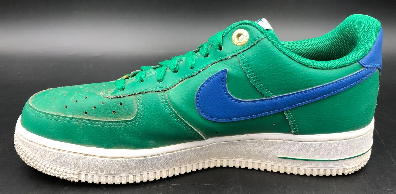 Nike Air Force 1 '07 LV8 '40th Anniv.' Men's Green/Blue Sneakers - Sz 8.5 ( COA)