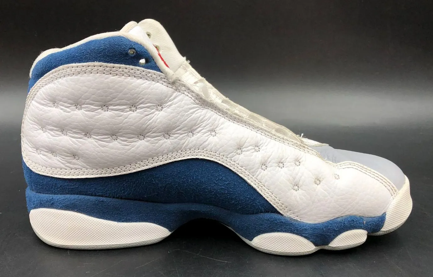 Nike Air Jordan 13 Retro GS 'French Blue' & White/Grey Sneakers - Sz 5.5Y ( COA)
