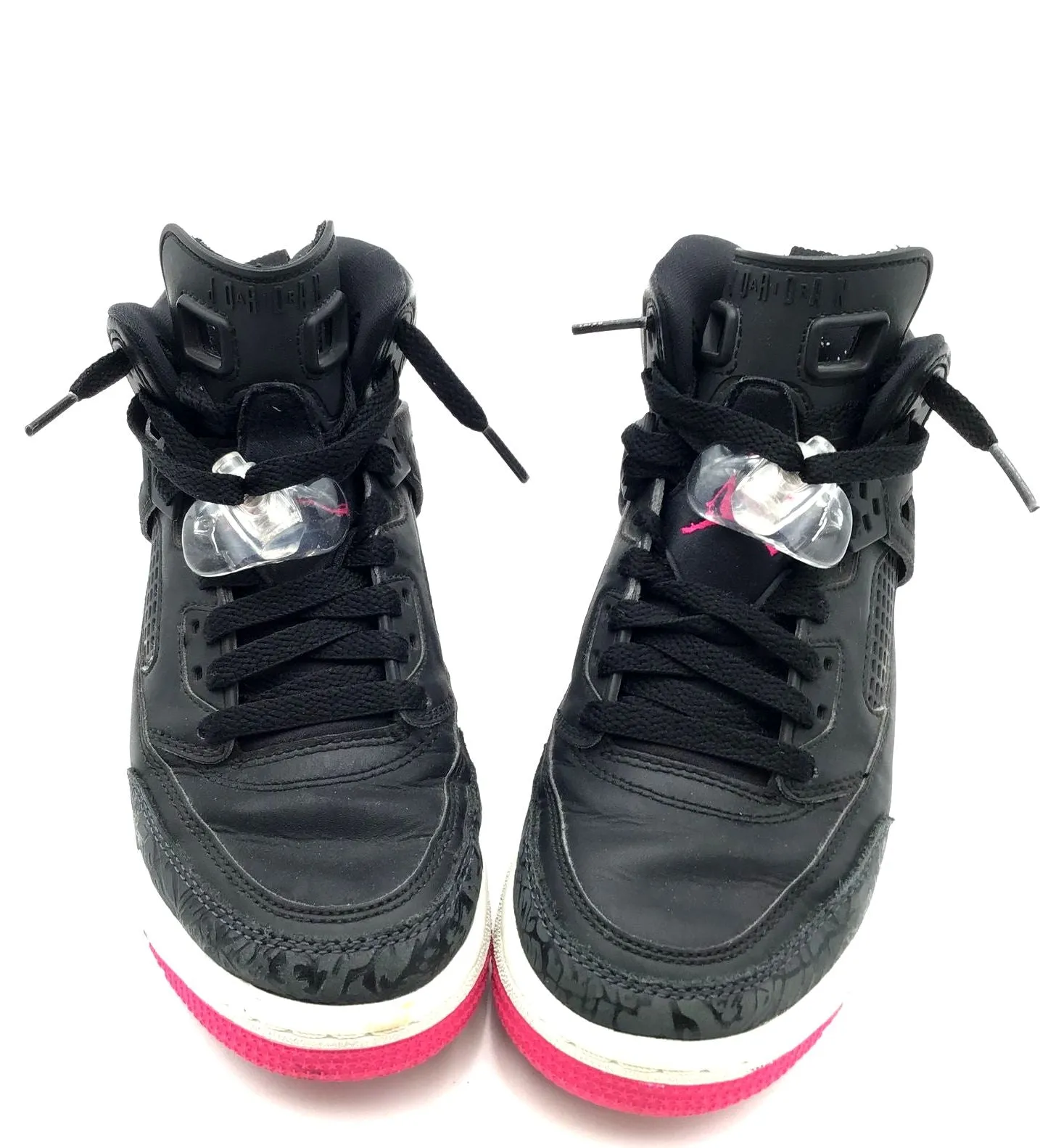 Nike Air Jordan Girl's 'Spizike Deadly Pink' GS Sneakers-Size: 5Y ( COA)