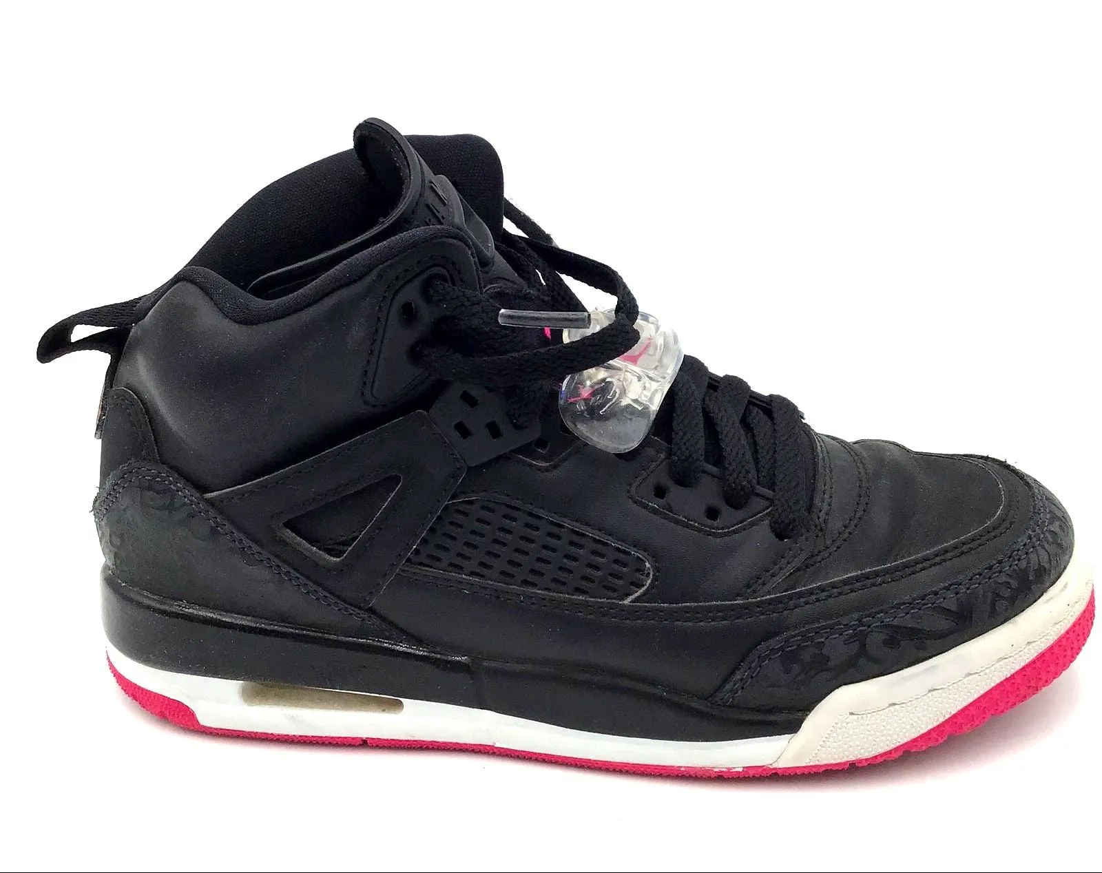 Nike Air Jordan Girl's 'Spizike Deadly Pink' GS Sneakers-Size: 5Y ( COA)