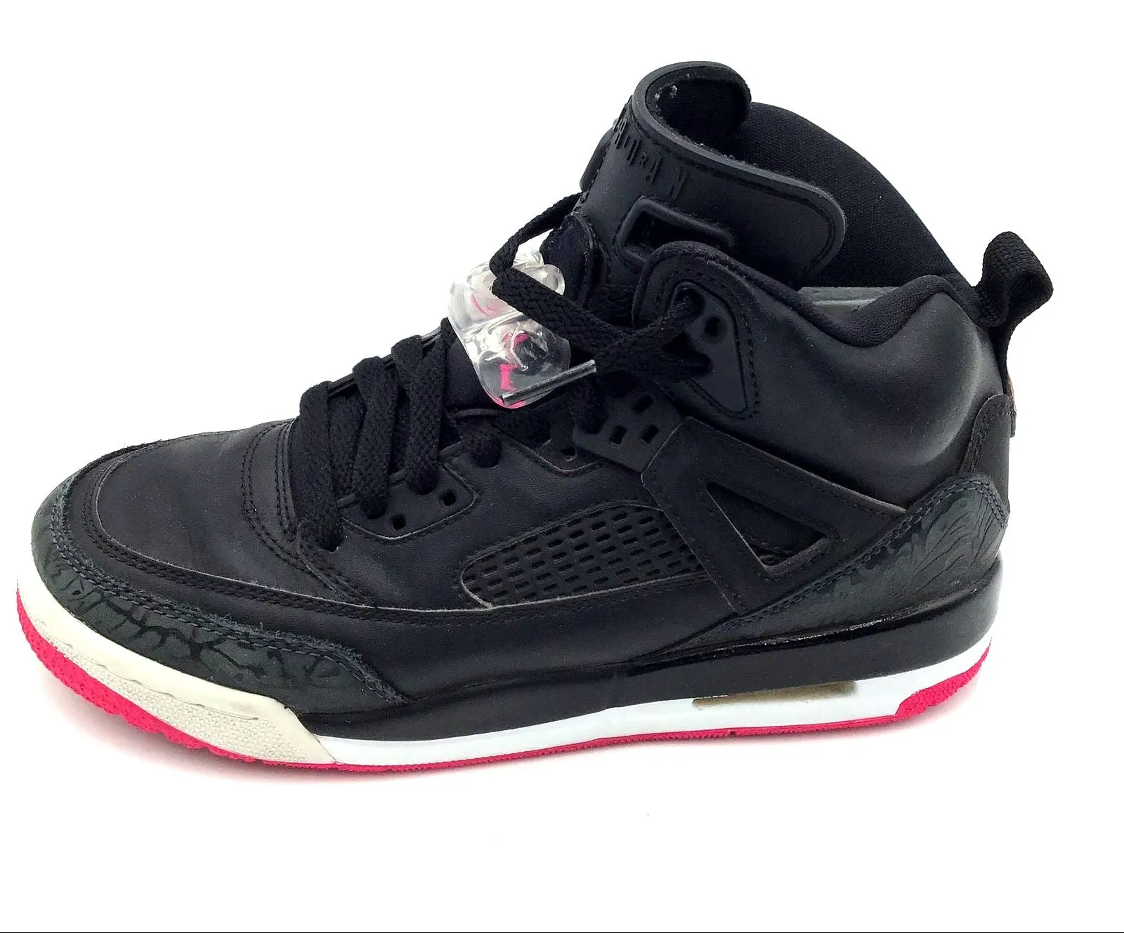 Nike Air Jordan Girl's 'Spizike Deadly Pink' GS Sneakers-Size: 5Y ( COA)