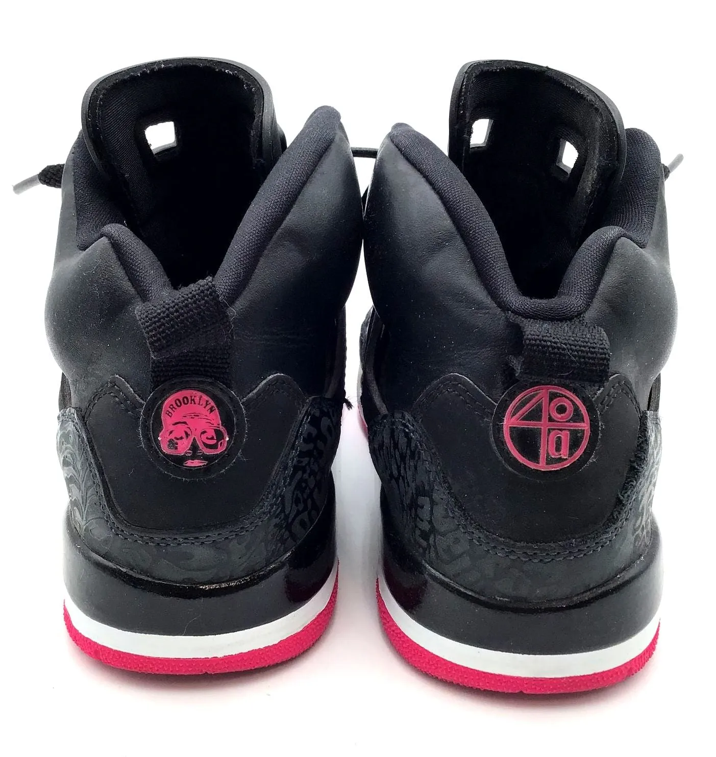 Nike Air Jordan Girl's 'Spizike Deadly Pink' GS Sneakers-Size: 5Y ( COA)