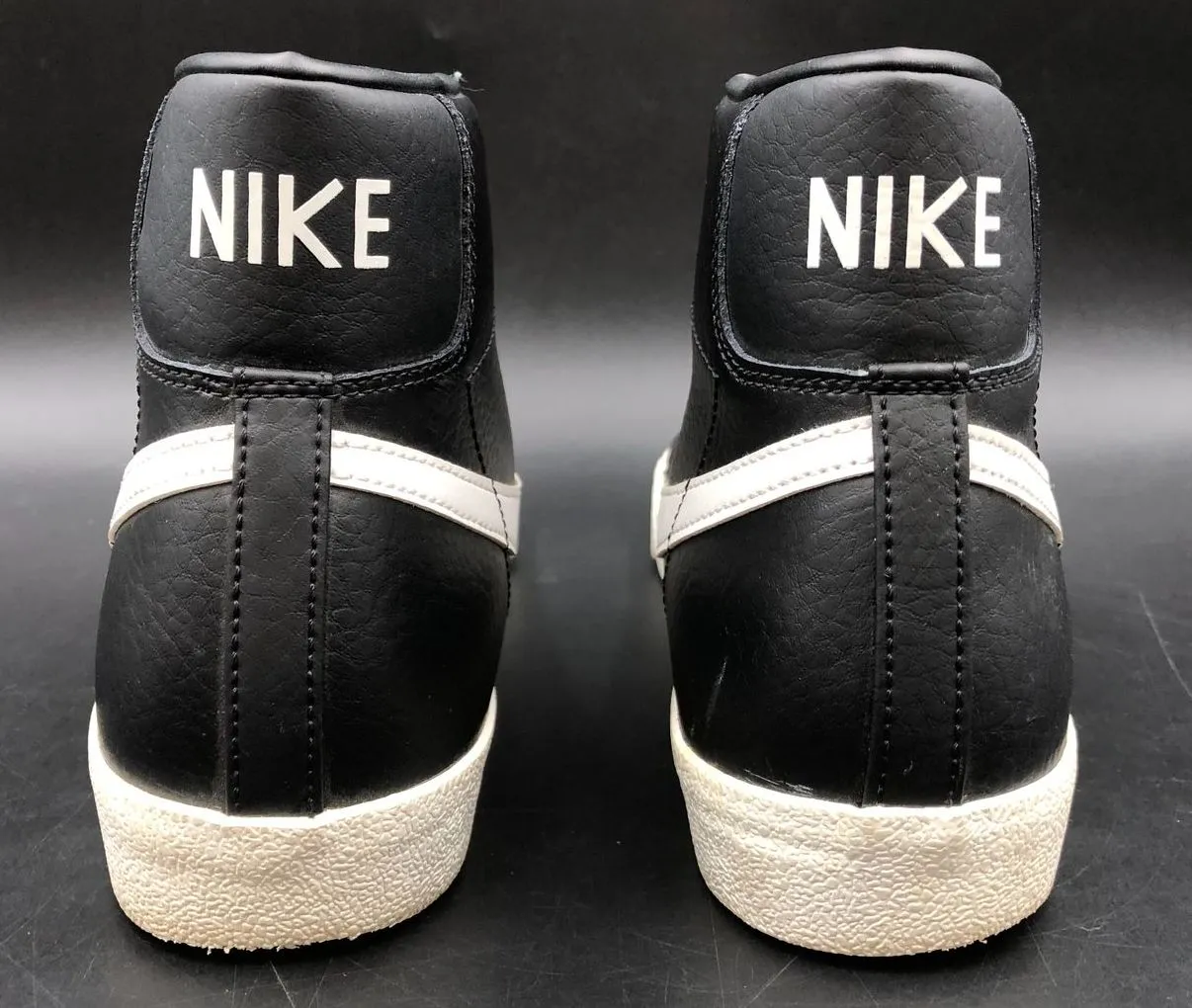 Nike Blazer Mid '77 Vintage Men's 'Black Sail' & White Sneakers - Sz 10.5 ( COA)