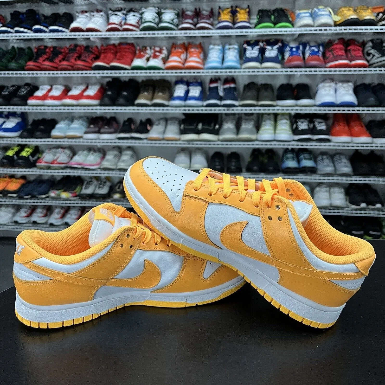 Nike Dunk Low Laser Orange / White DD1503-800 Women's Size 9.5