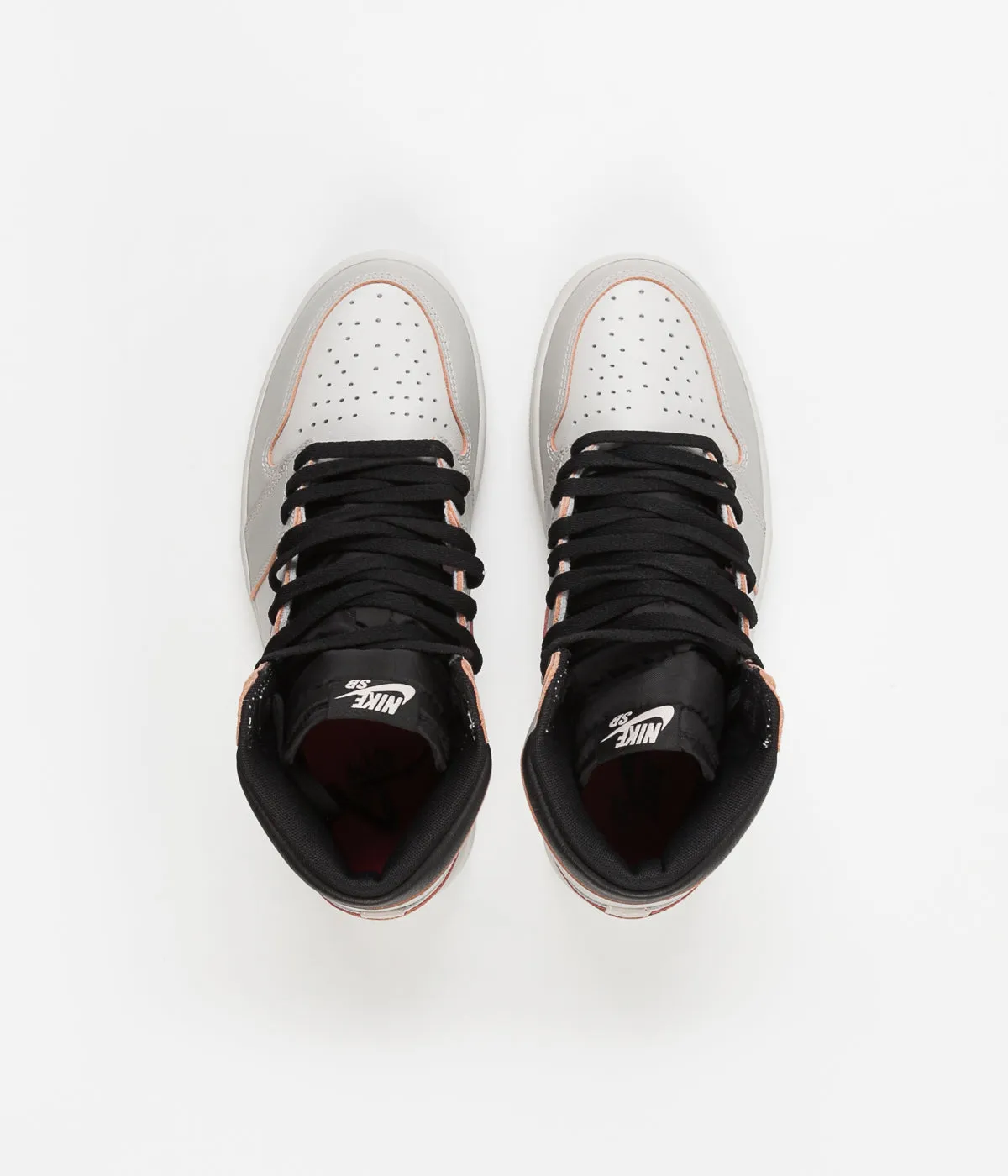 Nike SB Air Jordan 1 OG Defiant Shoes - Light Bone / Black - Crimson Tint - Hyper Pink