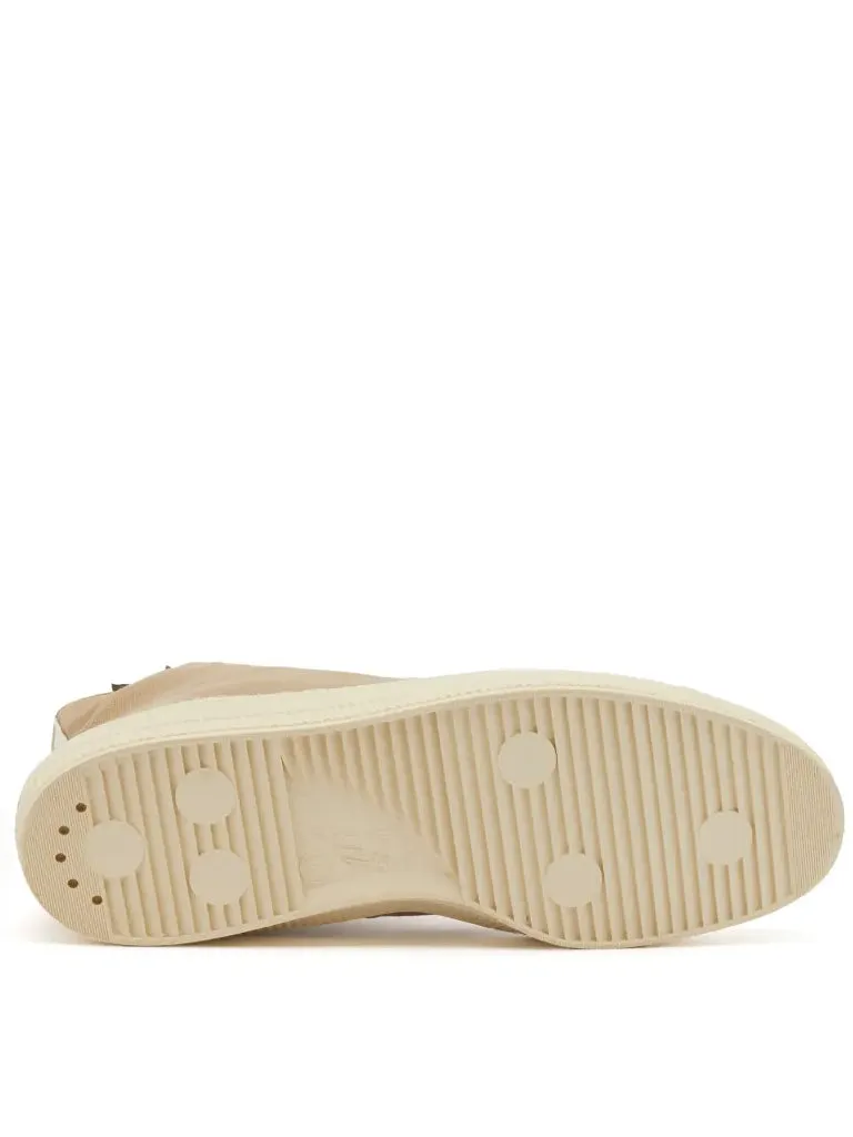 Novesta Star Dribble Contrast High Top in Sezam Beige Ecru