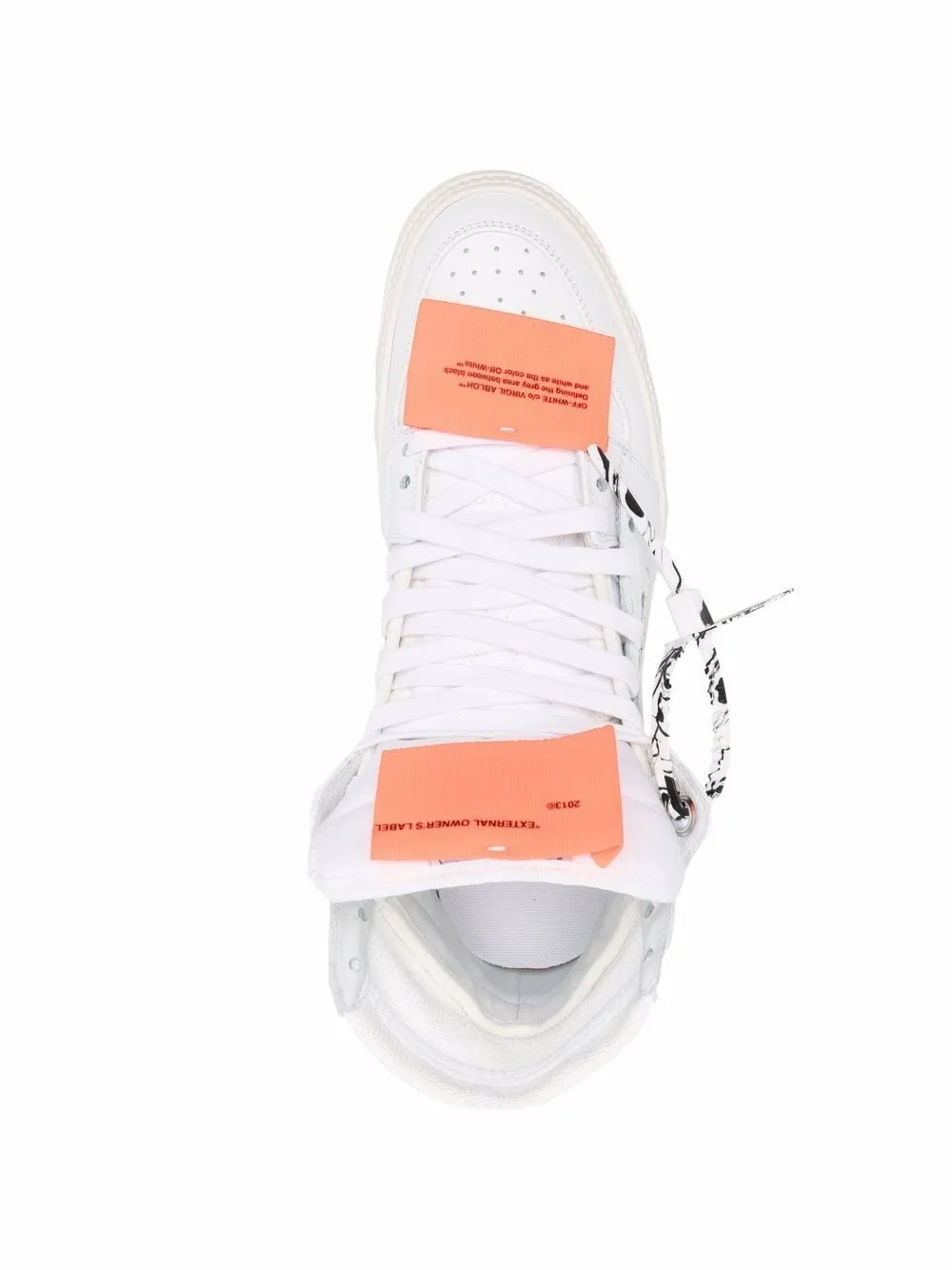 OFF-WHITE Off Court 3.0 Leather Sneakers White
