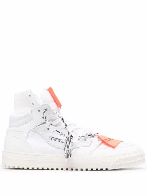 OFF-WHITE Off Court 3.0 Leather Sneakers White