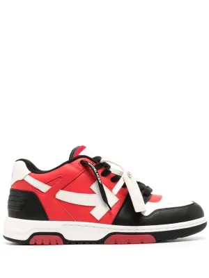 OFF-WHITE Out Of Office Calf Leather Black/Red