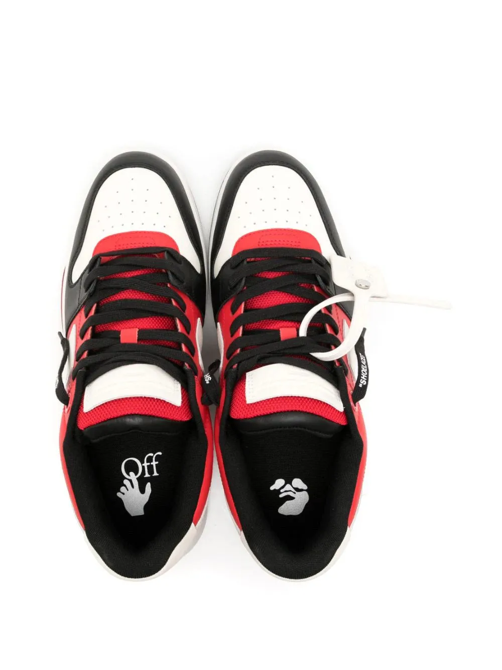 OFF-WHITE Out Of Office Calf Leather Black/Red