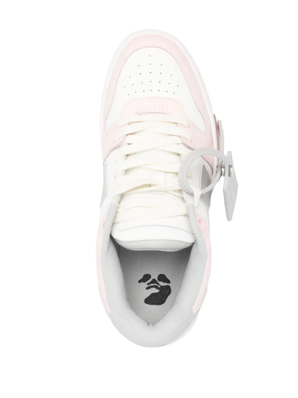OFF-WHITE WOMEN Out Of Office Calf Leather Pink/Grey