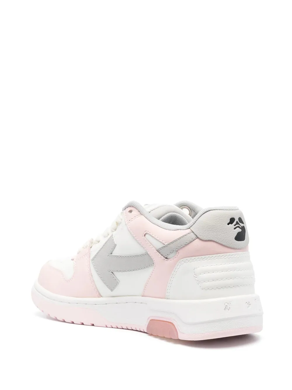 OFF-WHITE WOMEN Out Of Office Calf Leather Pink/Grey