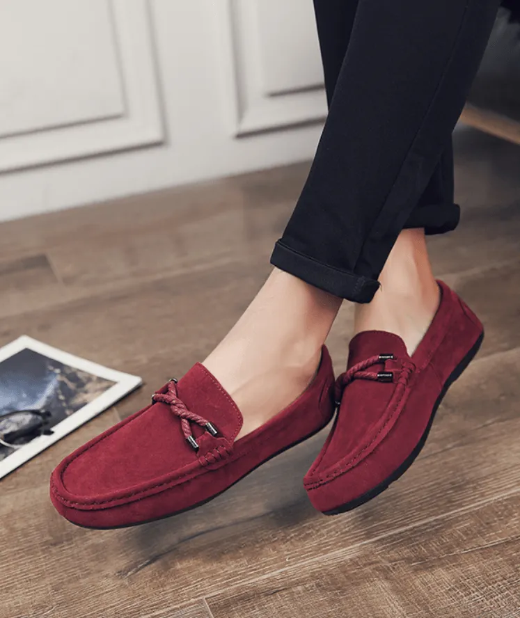 One-legged slippery lazy shoes