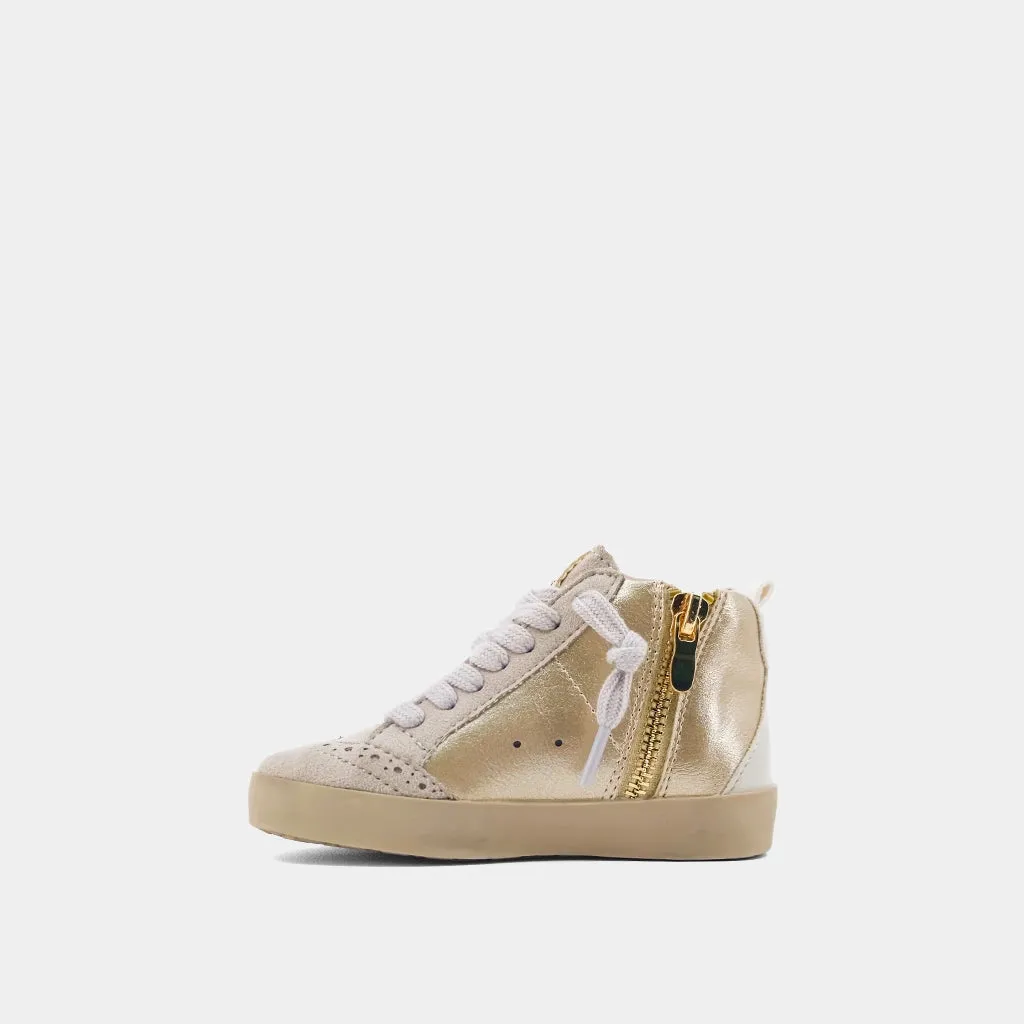 PAULINA GOLD  TODDLER SNEAKER
