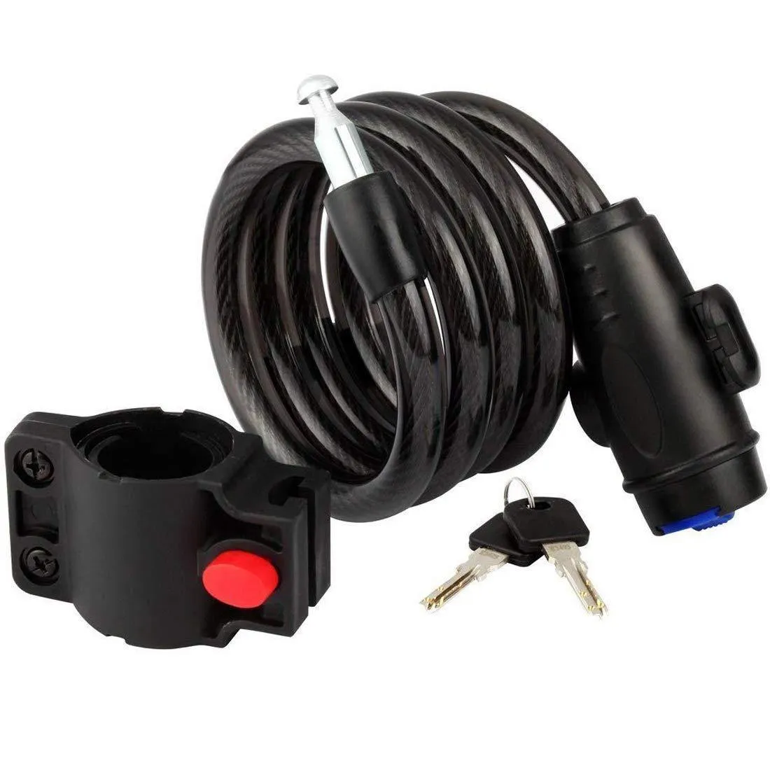 Prokick Heavy Duty Multipurpose Lock/Bicycle Cycle Bike Helmet Lock with Keys