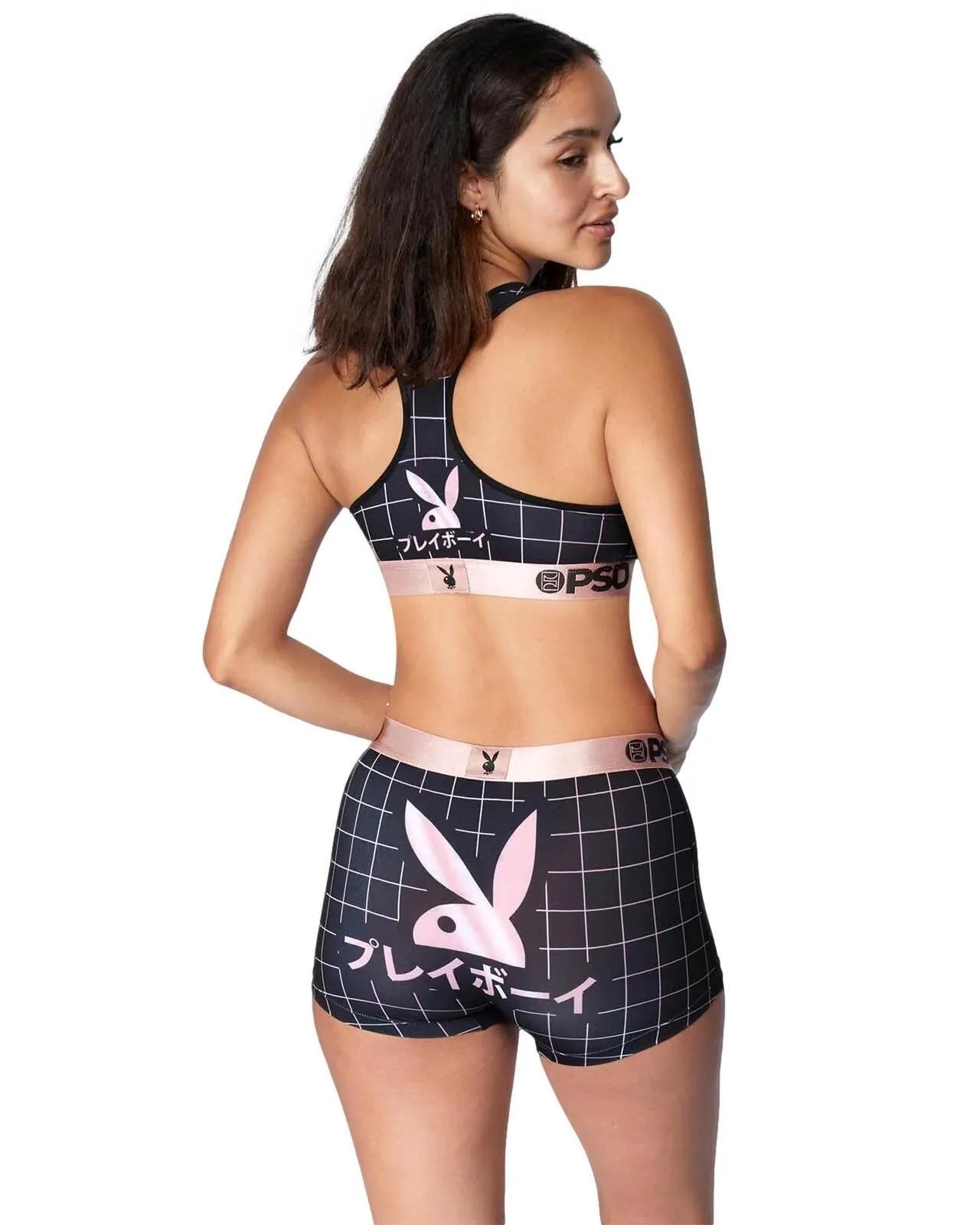 PSD Women's RHD Kanji Grid Sports Bra