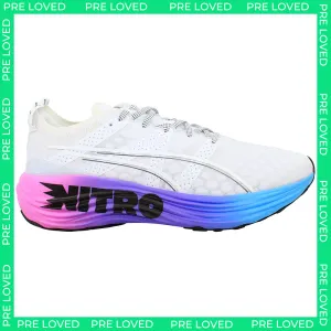 Puma ForeverRun Nitro "Sunset" Mens White Running Shoes NO BOX