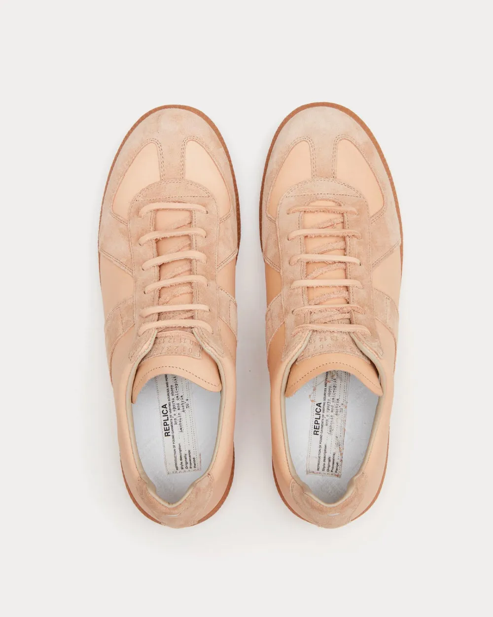 Replica Beige Low Top Sneakers
