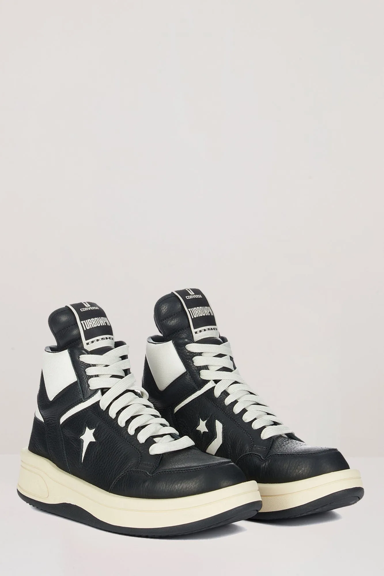 Rick Owens DRKSHDW  X CONVERSE Turbowpn in Black/Natural
