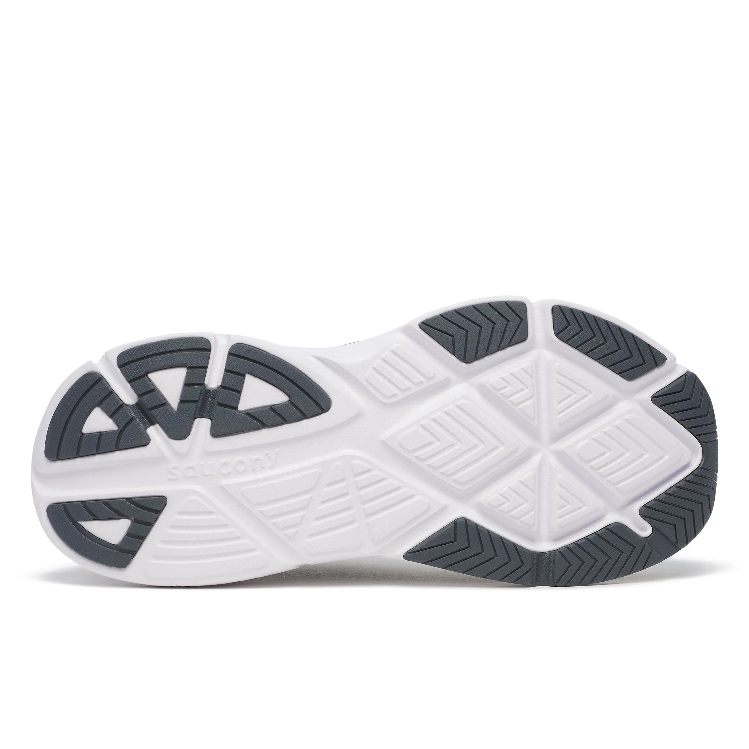 Saucony Women's Guide 18 Running Shoes in Black/White SS25