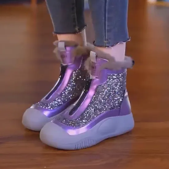 Sequined versatile casual shoes