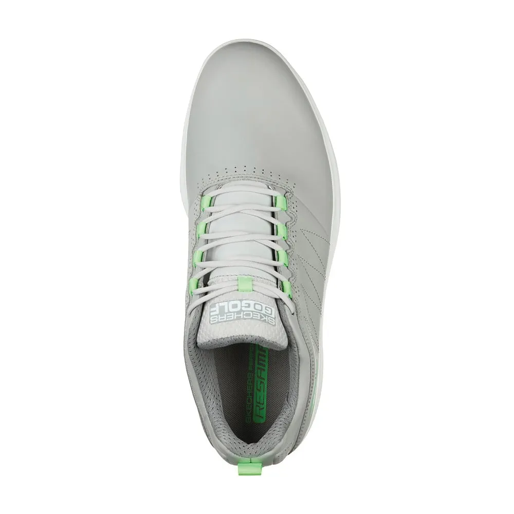 Skechers GO GOLF PRO 4 Spiked Shoes - Grey/Lime