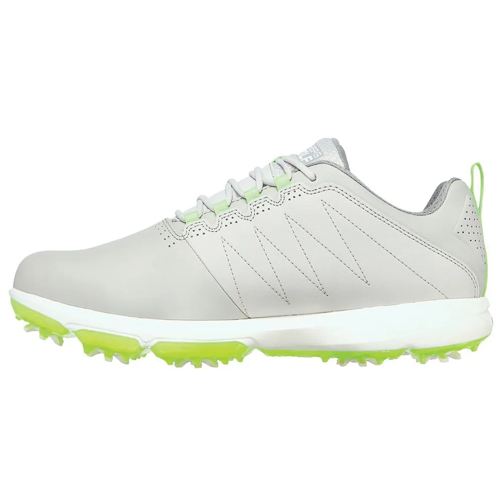 Skechers GO GOLF PRO 4 Spiked Shoes - Grey/Lime