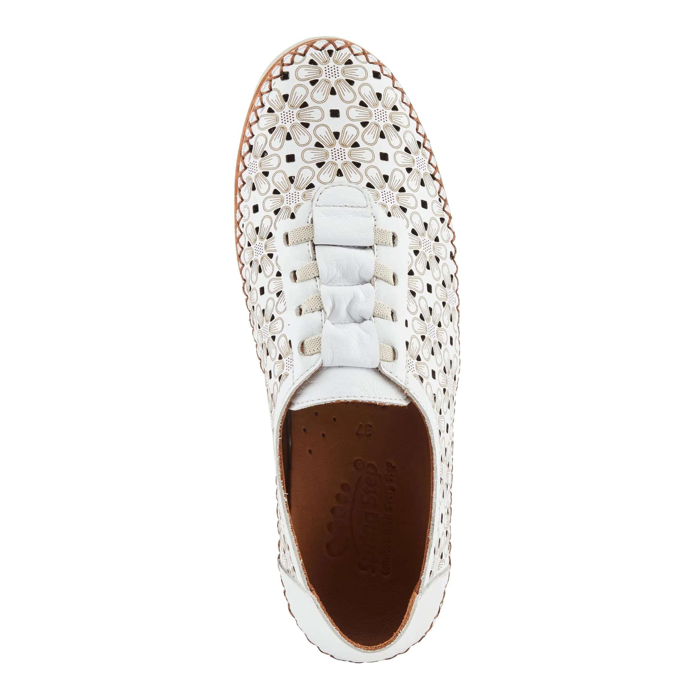 Spring Step Shoes Indi Women's Laser Cut Leather Shoes
