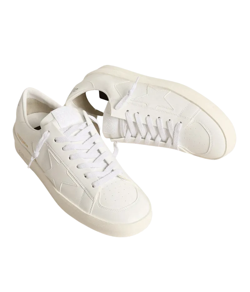Stardan Leather Upper Sneakers in Optic