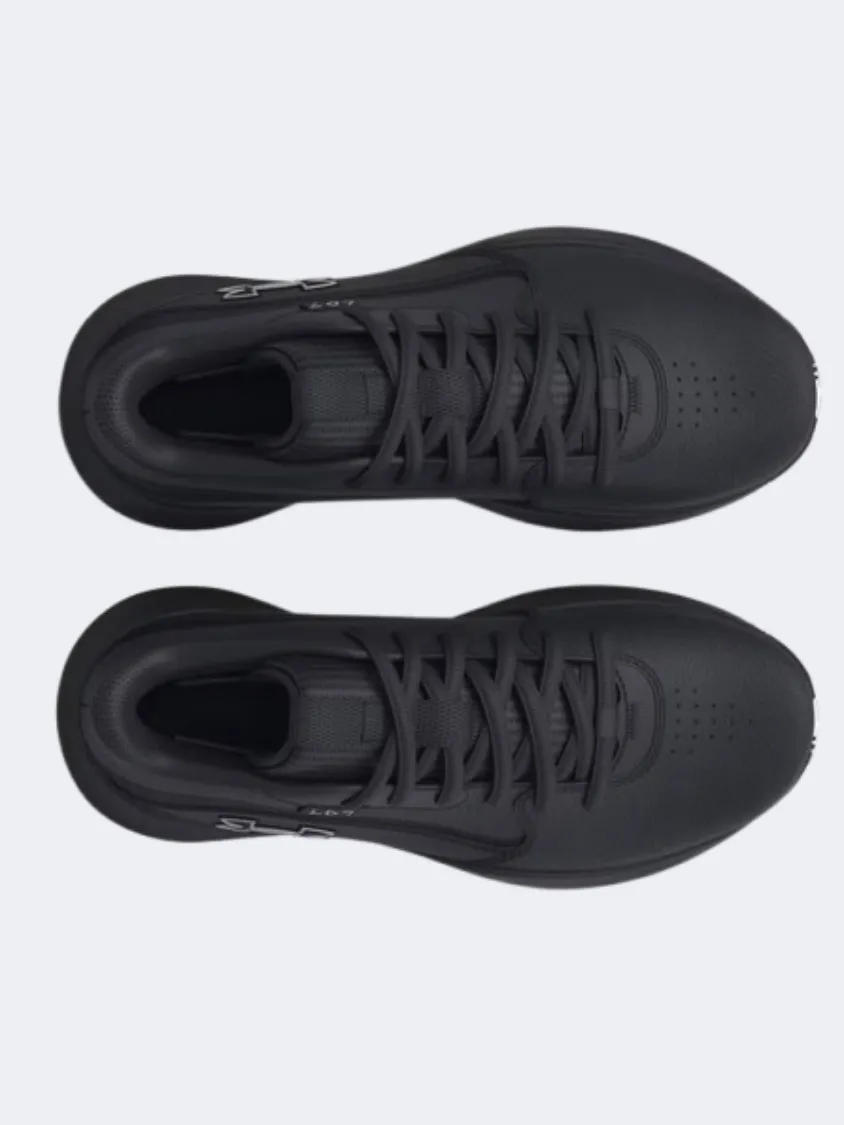 Under Armour Lockdown 7 Gs Boys Basketball Sneakers Black/Metalic Silver